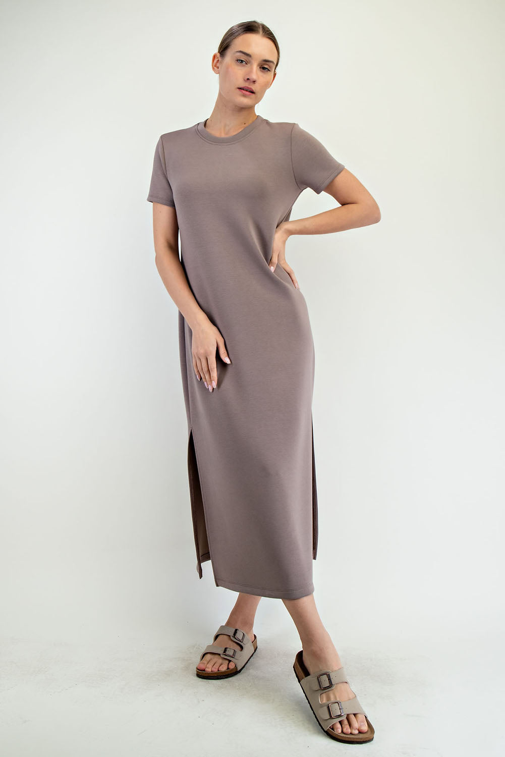 Effortless Essential Maxi Dress - Mocha  Nine 20 Mercantile