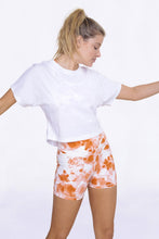 Load image into Gallery viewer, Gathered Back Short Sleeve Top - White