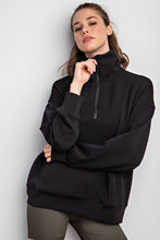 Load image into Gallery viewer, Effortless Essential Scuba Pullover - Black
