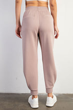 Load image into Gallery viewer, Effortless Essential Scuba Tulip Joggers - Light Mocha
