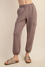 Load image into Gallery viewer, Effortless Essential Scuba Cargo Joggers - Mocha
