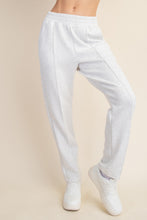 Load image into Gallery viewer, Effortless Essential Scuba Pipping Pants - Light Heather Grey
