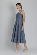 Load image into Gallery viewer, Layla Striped Panel Midi Dress
