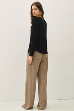 Load image into Gallery viewer, Best Of Basic Raglan Long Sleeve Top - Black
