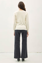 Load image into Gallery viewer, Best Of Basic Classic Long Sleeve Sweater - Ivory
