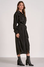 Load image into Gallery viewer, Cannes Contrasted Stitch Midi Dress
