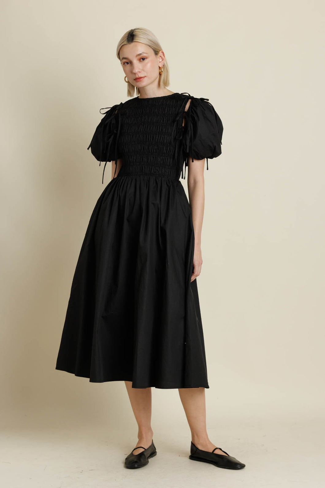 Scottie Peplum Midi Dress