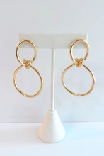 Load image into Gallery viewer, Larissa Knotted Hoop Earrings
