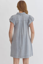 Load image into Gallery viewer, Addie Smocked Denim Dress
