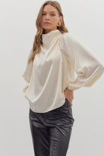 Load image into Gallery viewer, Chaden Satin Top - Cream
