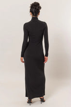 Load image into Gallery viewer, Hepburn Turtleneck Maxi Dress
