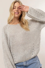 Load image into Gallery viewer, Melange Shimmer Sweater
