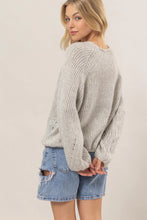 Load image into Gallery viewer, Melange Shimmer Sweater
