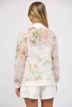 Load image into Gallery viewer, The Garden Party Sheer Bomber Jacket
