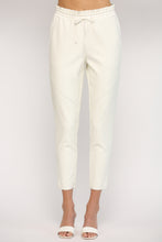 Load image into Gallery viewer, Colette Vegan Leather Pants - White
