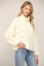 Load image into Gallery viewer, The It Rhinestone Turtleneck Sweater
