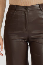 Load image into Gallery viewer, Adler Mocha Vegan Leather Pant
