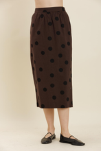 Load image into Gallery viewer, Dottie Linen Midi Skirt
