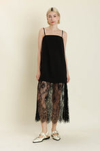 Load image into Gallery viewer, Tabby Lace Trim Midi Dress
