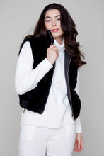 Load image into Gallery viewer, Fur Fabulous Faux Vest - Black
