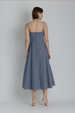 Load image into Gallery viewer, Layla Striped Panel Midi Dress

