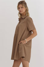 Load image into Gallery viewer, The Old Faithful Mini Dress - Mocha
