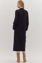 Load image into Gallery viewer, Ellen Sweater Dress - Black
