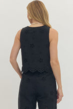 Load image into Gallery viewer, Stevie Eyelet Sleeveless Top

