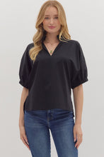 Load image into Gallery viewer, Cathy Relaxed Top - Black
