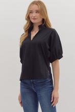 Load image into Gallery viewer, Cathy Relaxed Top - Black

