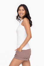 Load image into Gallery viewer, Essential Micro-Ribbed Tank Top - White
