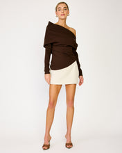 Load image into Gallery viewer, Coen Draped Asymmetrical Top
