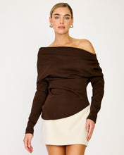 Load image into Gallery viewer, Coen Draped Asymmetrical Top
