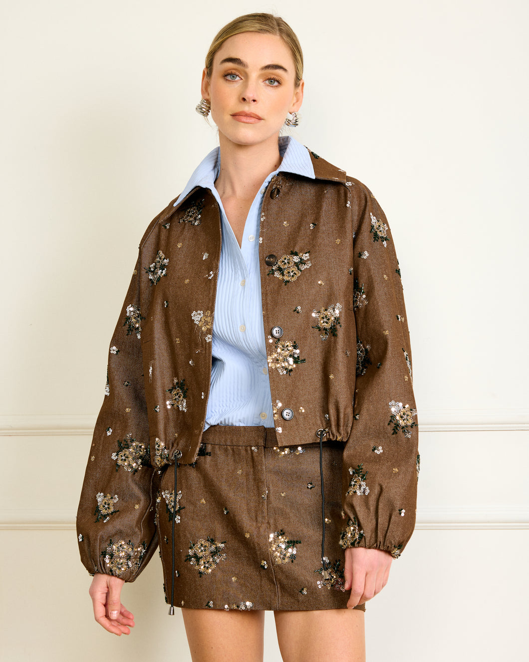 Copenhagen Embellished Bomber Jacket