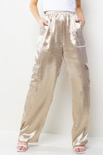 Load image into Gallery viewer, Cargo Chic Satin Pants
