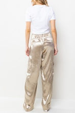 Load image into Gallery viewer, Cargo Chic Satin Pants
